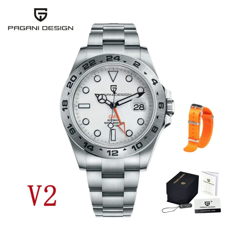 Professional Automatic Dive Watch with Sapphire Crystal and Stainless Steel Bracelet - Image 12
