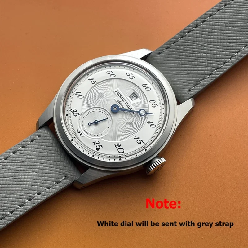 Vintage Jumping Hour Automatic Watch with Salmon Dial and Bonklip Bracelet - Image 2