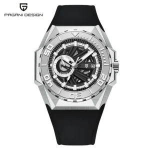 Professional Automatic Dive Watch with Sapphire Crystal and Stainless Steel Case