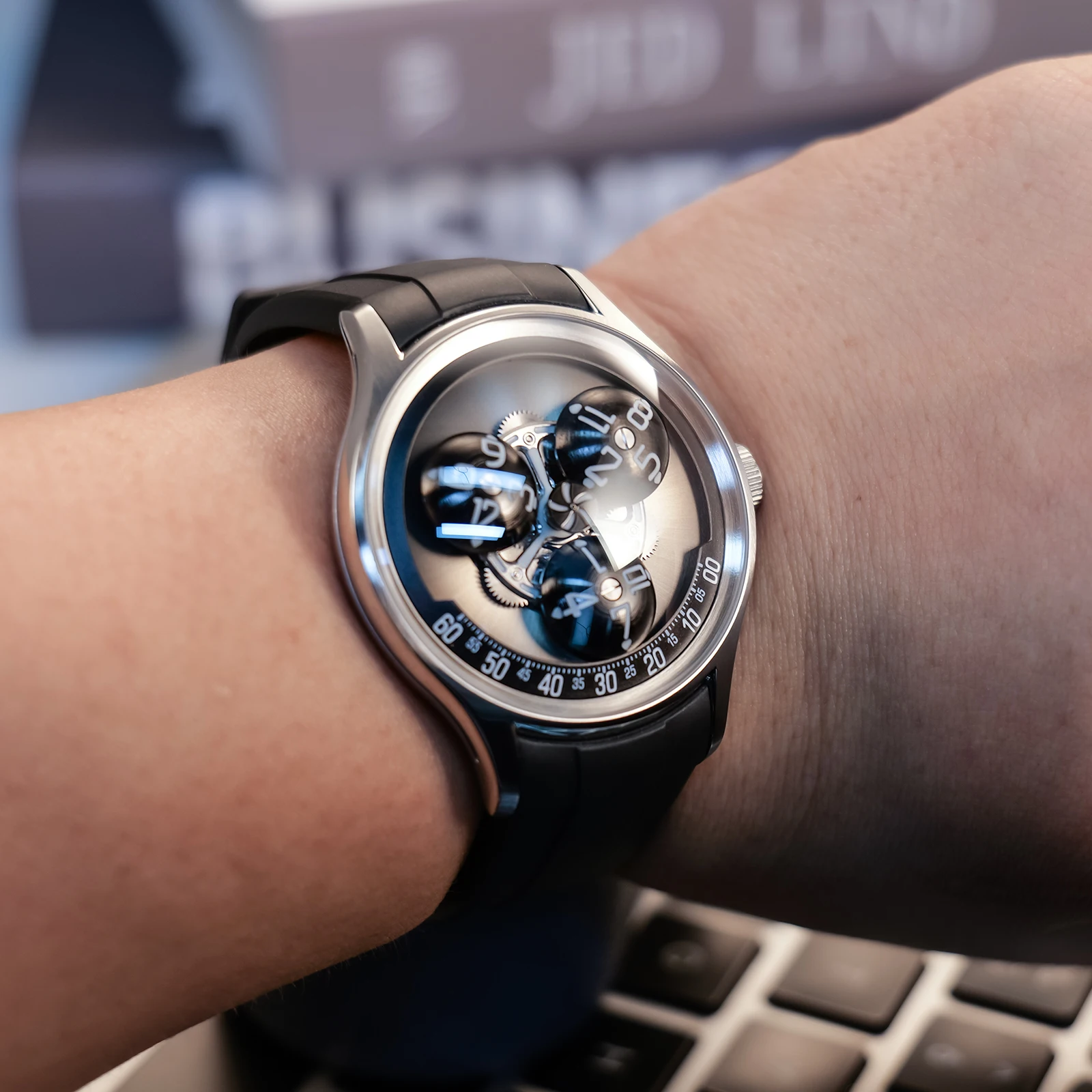 Survival watch with bright luminous dial for nighttime visibility