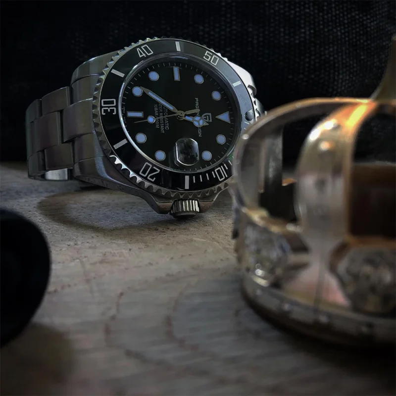 PAGANI DESIGN Luxury Automatic Dive Watch with Ceramic Bezel and Sapphire Crystal - Image 5