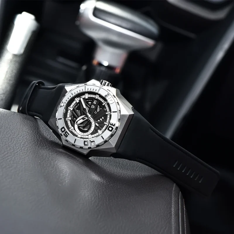 Professional Automatic Dive Watch with Sapphire Crystal and Stainless Steel Case - Image 2
