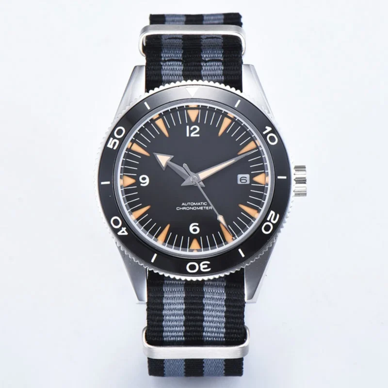 Professional Automatic Dive Watch with NH35 Movement, Sapphire Crystal and Stainless Steel Bracelet - Image 13