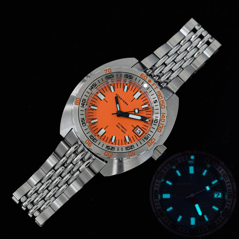Professional Automatic Dive Watch with Sapphire Crystal and 20ATM Water Resistance - Image 9