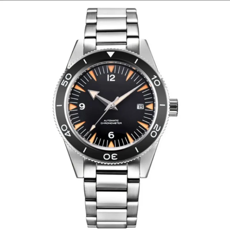 Professional Automatic Dive Watch with NH35 Movement, Sapphire Crystal and Stainless Steel Bracelet - Image 11