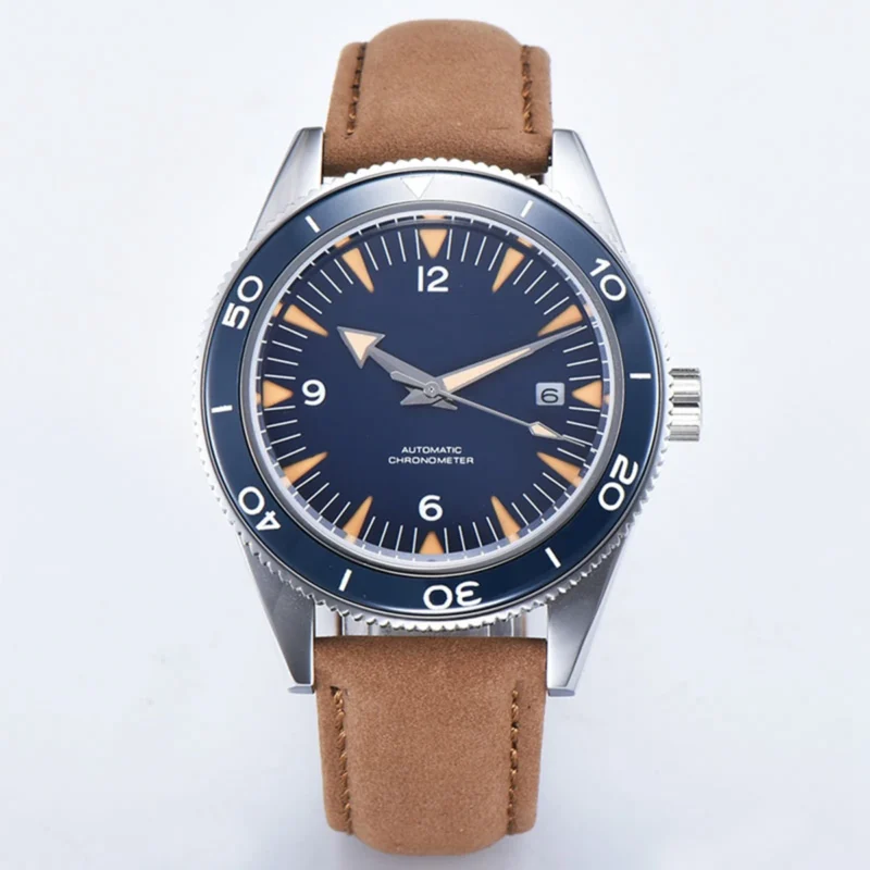 Professional Automatic Dive Watch with NH35 Movement, Sapphire Crystal and Stainless Steel Bracelet - Image 9