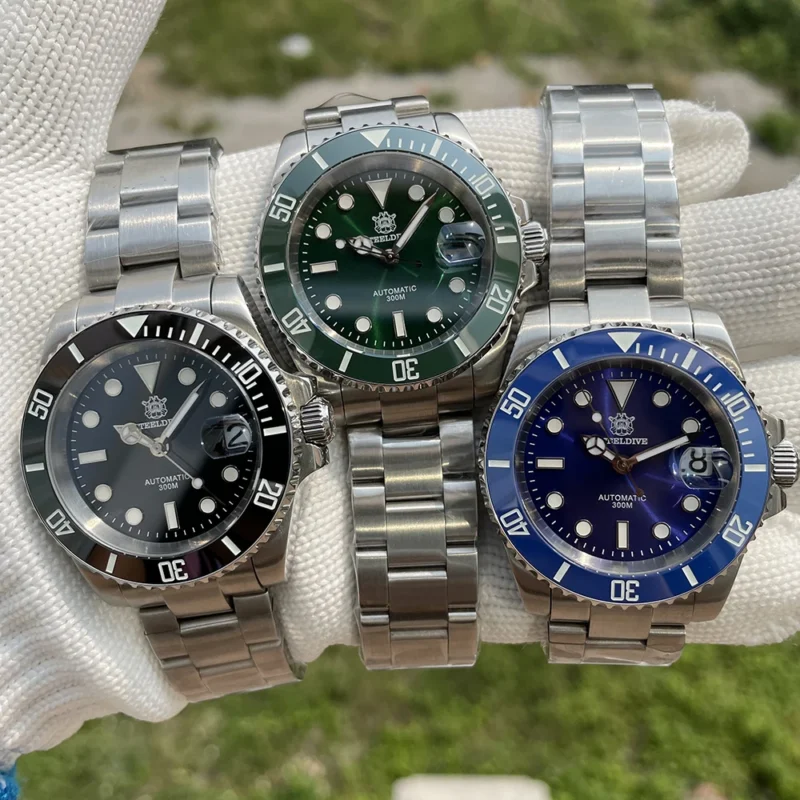 Professional Dive Automatic Watch with 300M Water Resistance and Sapphire Crystal - Image 6