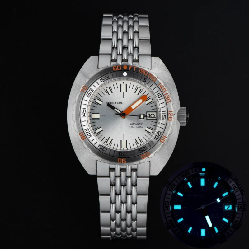 Professional Automatic Dive Watch with Sapphire Crystal and 20ATM Water Resistance - Image 11