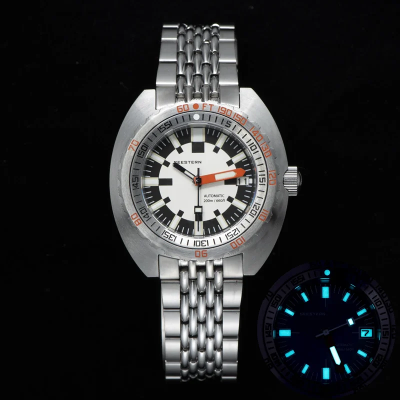 Professional Automatic Dive Watch with Sapphire Crystal and 20ATM Water Resistance - Image 14