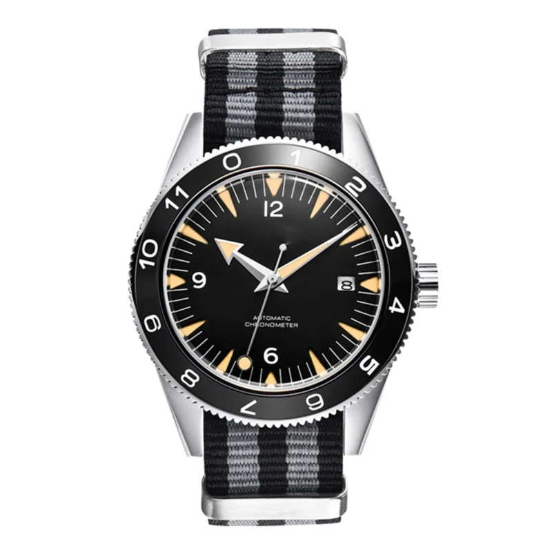 Professional Automatic Dive Watch with NH35 Movement, Sapphire Crystal and Stainless Steel Bracelet - Image 8