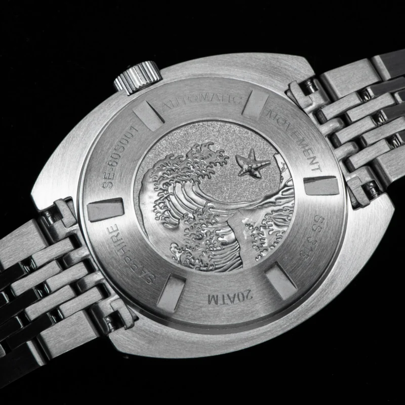 Professional Automatic Dive Watch with Sapphire Crystal and 20ATM Water Resistance - Image 2
