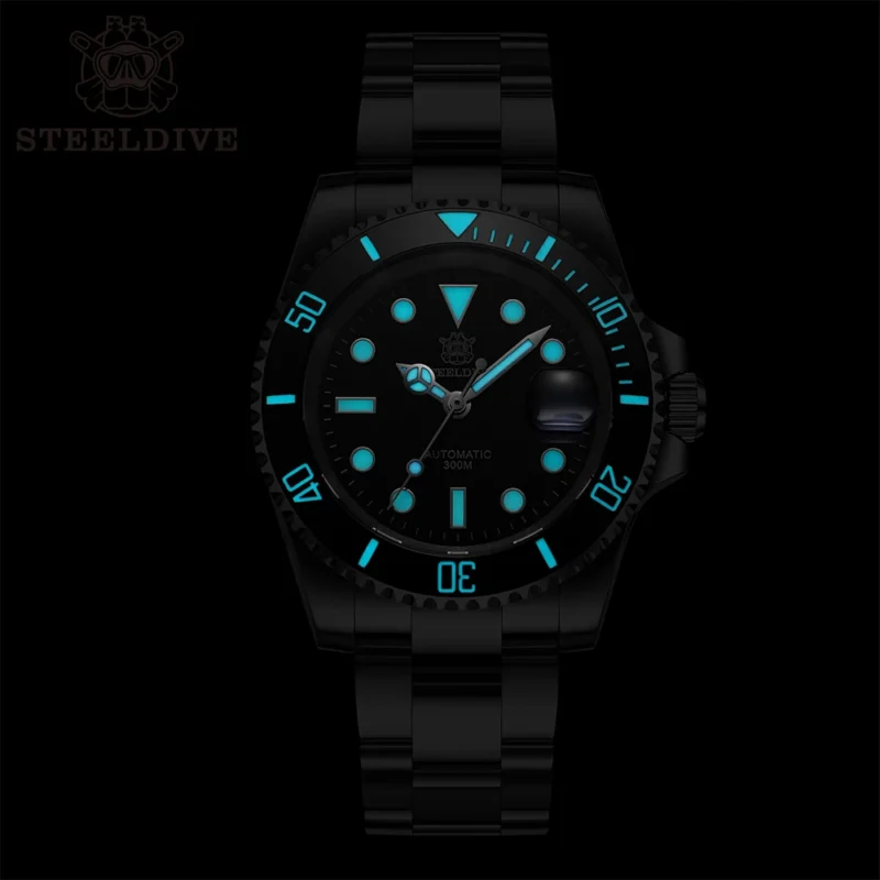 Professional Dive Automatic Watch with 300M Water Resistance and Sapphire Crystal - Image 2