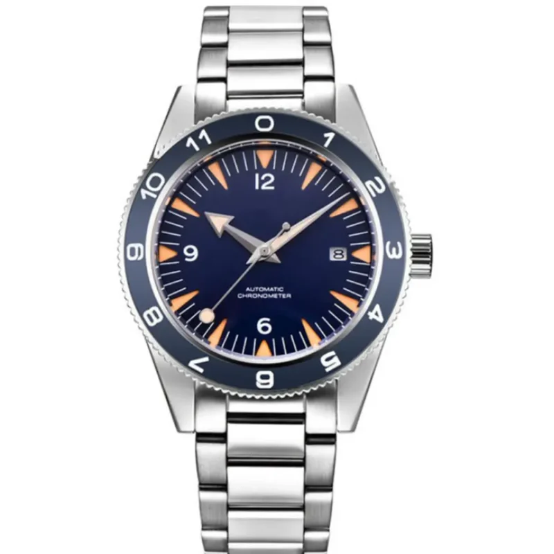 Professional Automatic Dive Watch with NH35 Movement, Sapphire Crystal and Stainless Steel Bracelet - Image 12