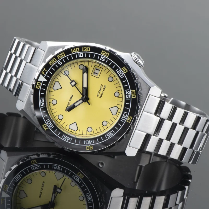 Professional Automatic Dive Watch with Ceramic Bezel and Sapphire Crystal - Image 2