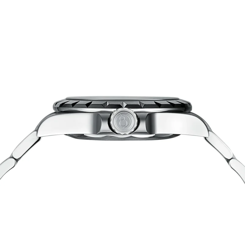 Skeleton Automatic Mechanical Watch with Stainless Steel Case and Luminous Display - Image 3