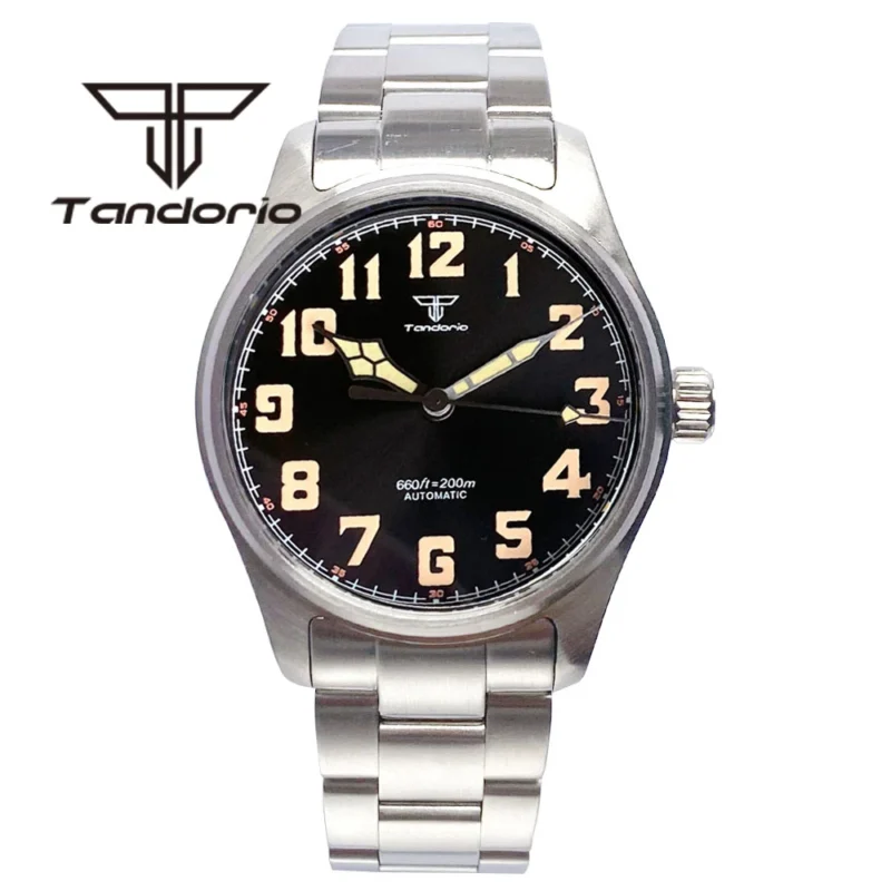 Professional Automatic Dive Watch with Sapphire Crystal and Stainless Steel Bracelet - Image 4