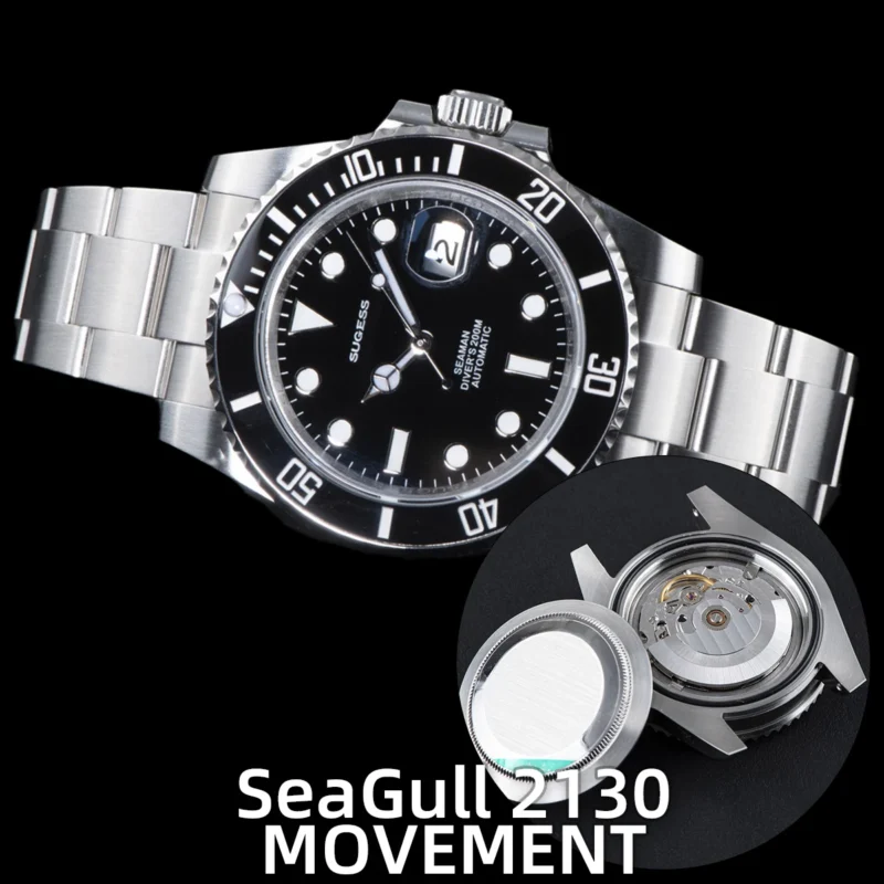 Professional Automatic Dive Watch with NH35 Movement, Ceramic Bezel and 200M Water Resistance - Image 15