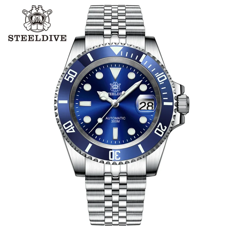 Professional Dive Automatic Watch with 300M Water Resistance and Sapphire Crystal - Image 16