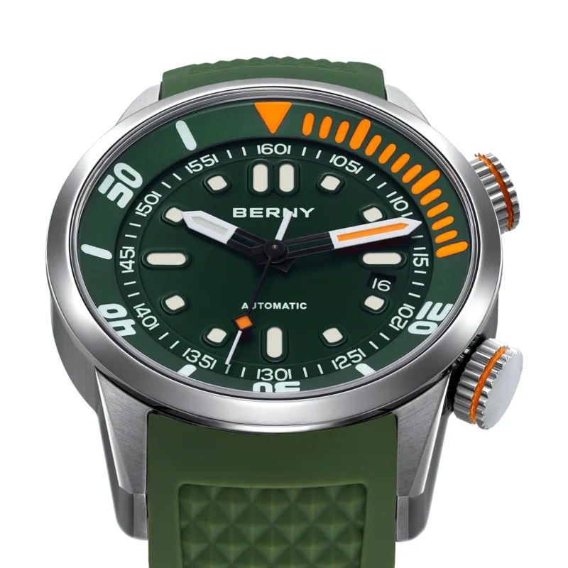 Professional Diver Automatic Watch with Sapphire Crystal and Super Luminous Dial 20Bar Water Resistant - Image 3