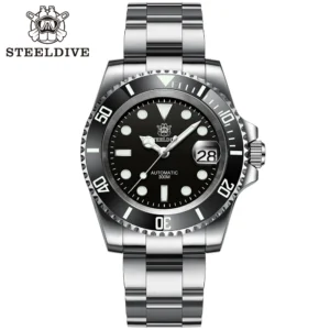 Professional Dive Automatic Watch with 300M Water Resistance and Sapphire Crystal
