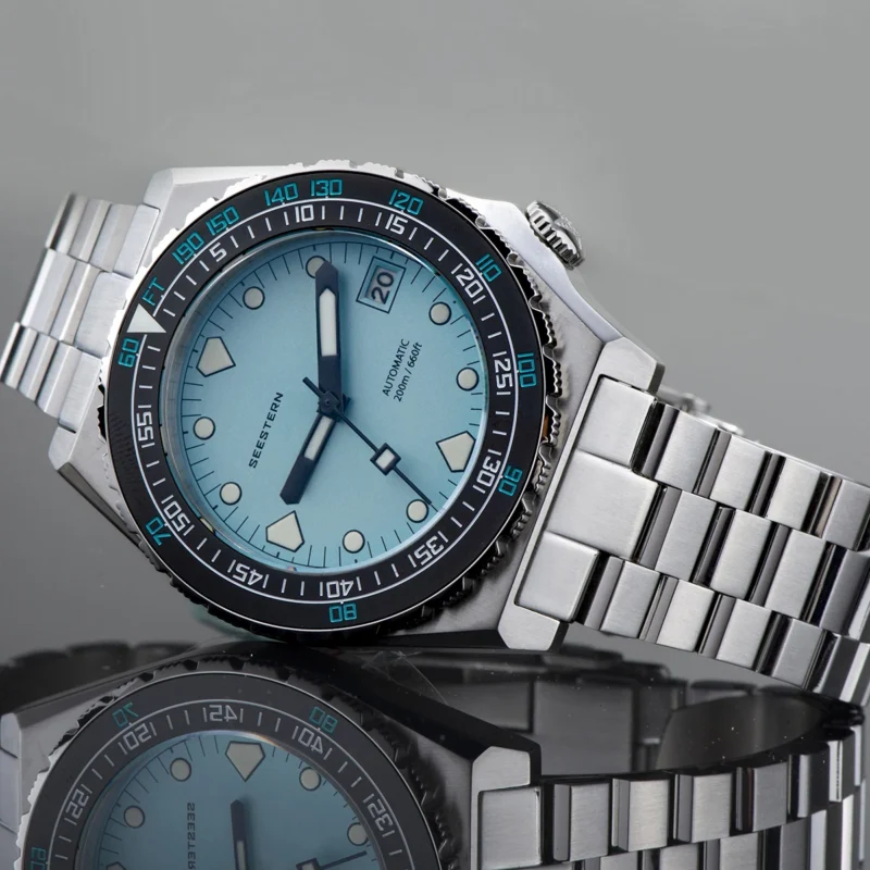 Professional Automatic Dive Watch with Ceramic Bezel and Jubilee Bracelet - Image 19