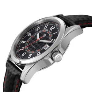 Classic Automatic Dress Watch with Sapphire Crystal and Leather Strap