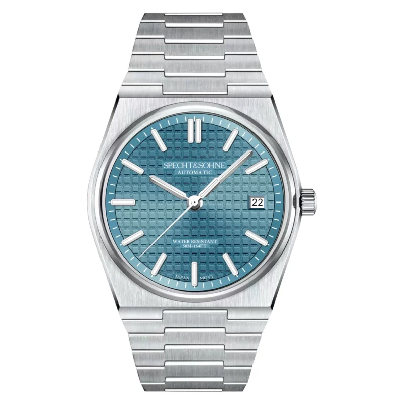 Classic Wine Red Automatic Watch with NH35 Movement Sapphire Crystal Stainless Steel Bracelet - Image 14
