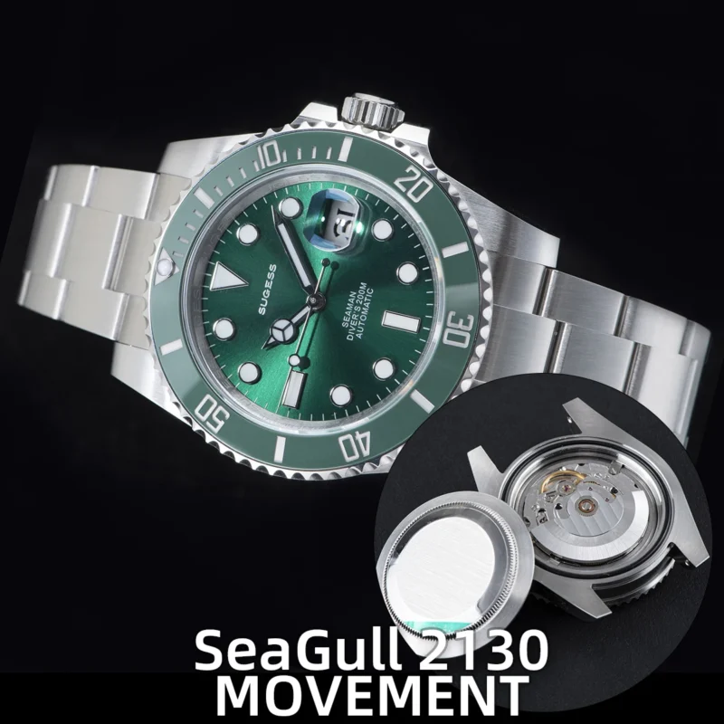 Professional Automatic Dive Watch with NH35 Movement, Ceramic Bezel and 200M Water Resistance - Image 7