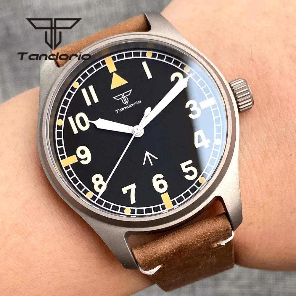 Titanium automatic watch with sapphire crystal designed for generational durability