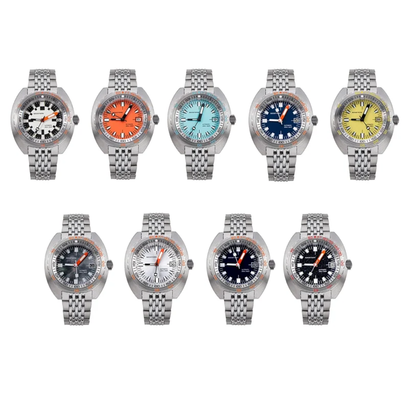 Professional Automatic Dive Watch with Sapphire Crystal and Stainless Steel Bracelet - Image 2