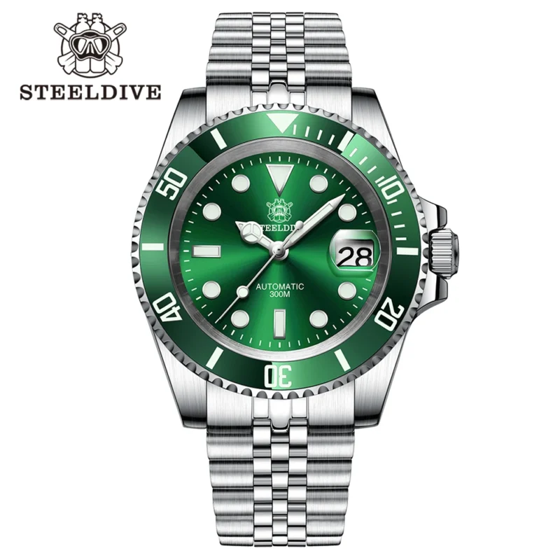 Professional Dive Automatic Watch with 300M Water Resistance and Sapphire Crystal - Image 9