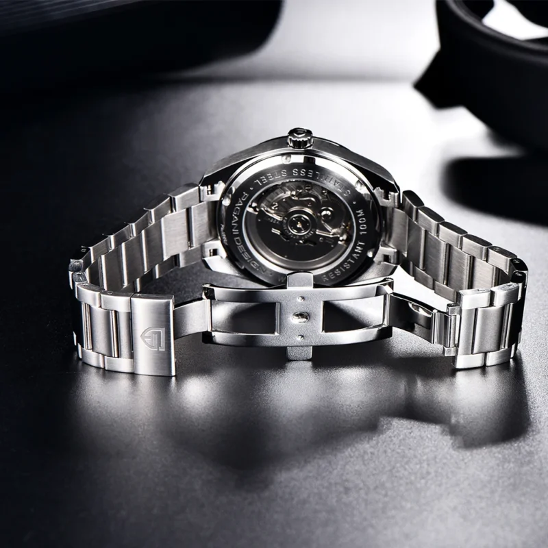 Professional Dive Automatic Watch with Sapphire Crystal and Stainless Steel Bracelet - Image 4