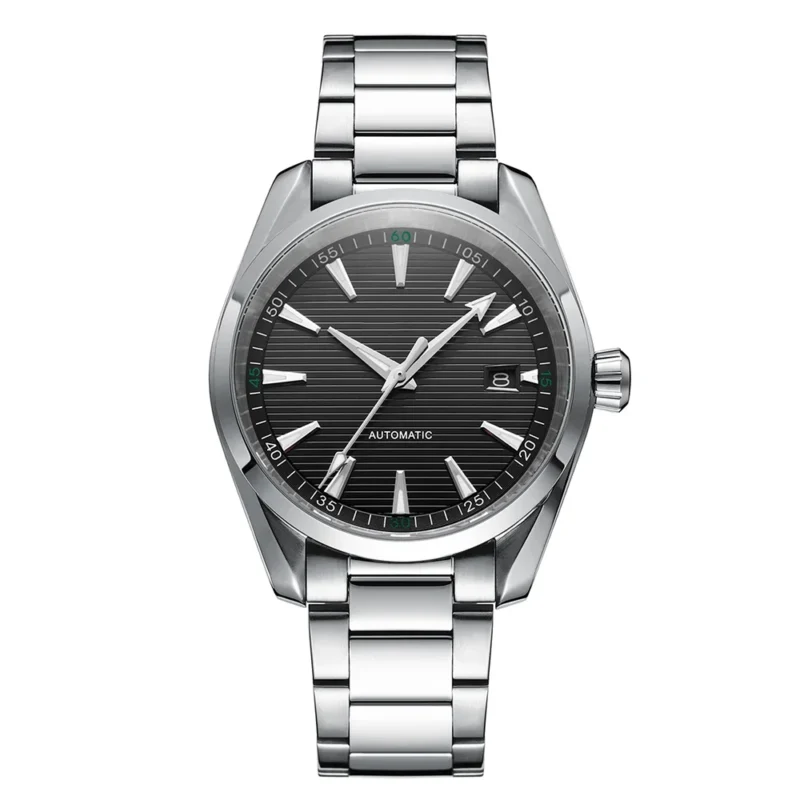 Professional Automatic Dive Watch with Sapphire Crystal and Stainless Steel Bracelet - Image 7
