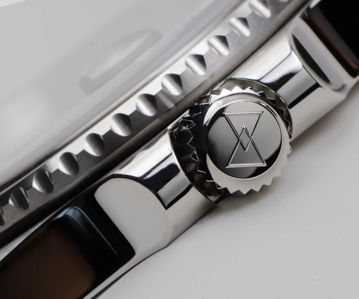 Modern aviation chronograph incorporating traditional functionality with advanced materials