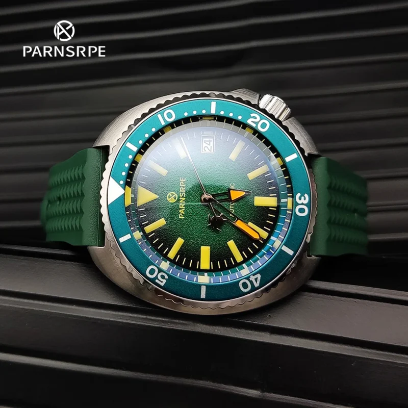 Professional Abalone Dial Automatic Dive Watch with NH35 Movement and Sapphire Crystal - Image 5