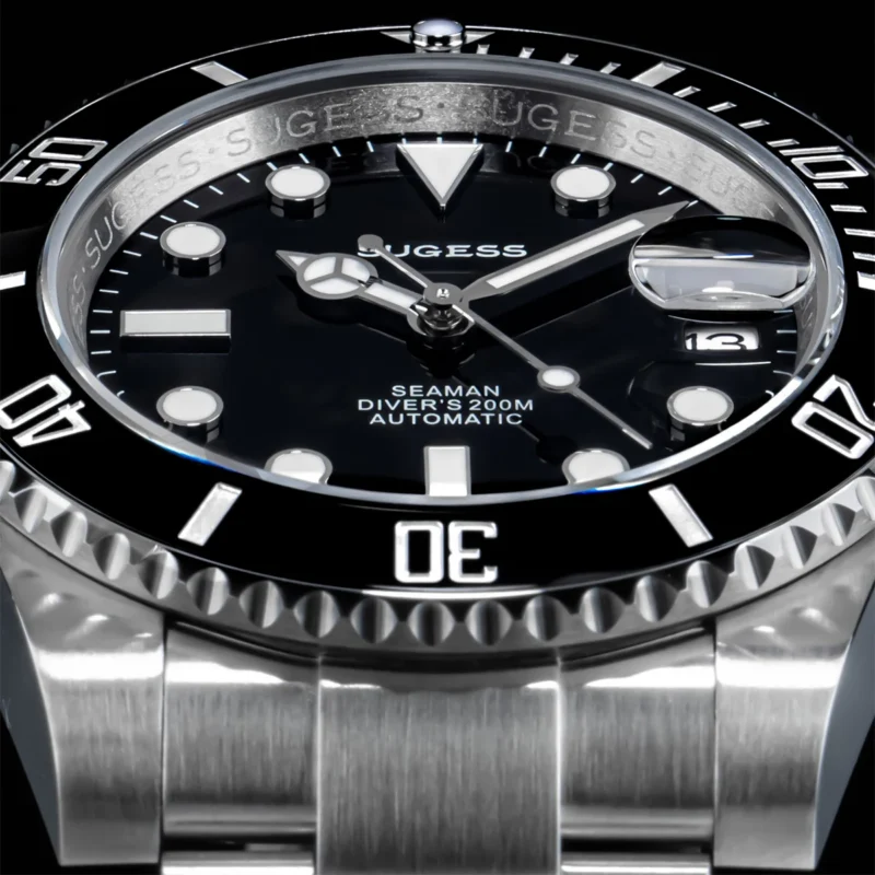 Professional Automatic Dive Watch with NH35 Movement, Ceramic Bezel and 200M Water Resistance - Image 3