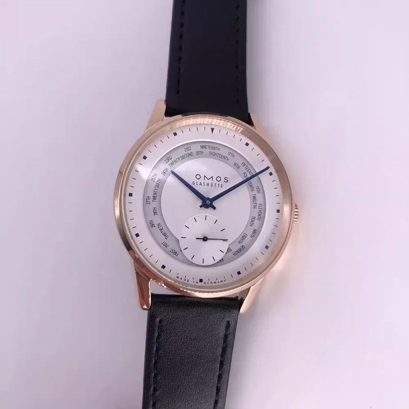 Premium Automatic Watch with Exhibition Caseback Sapphire Crystal and Leather Strap - Image 4