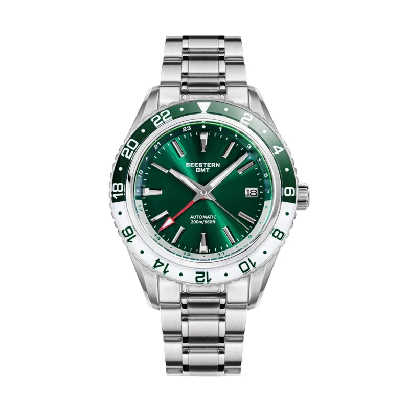 Professional GMT Dive Watch Automatic NH34 Movement with Sapphire Crystal and Stainless Steel Bracelet - Image 10