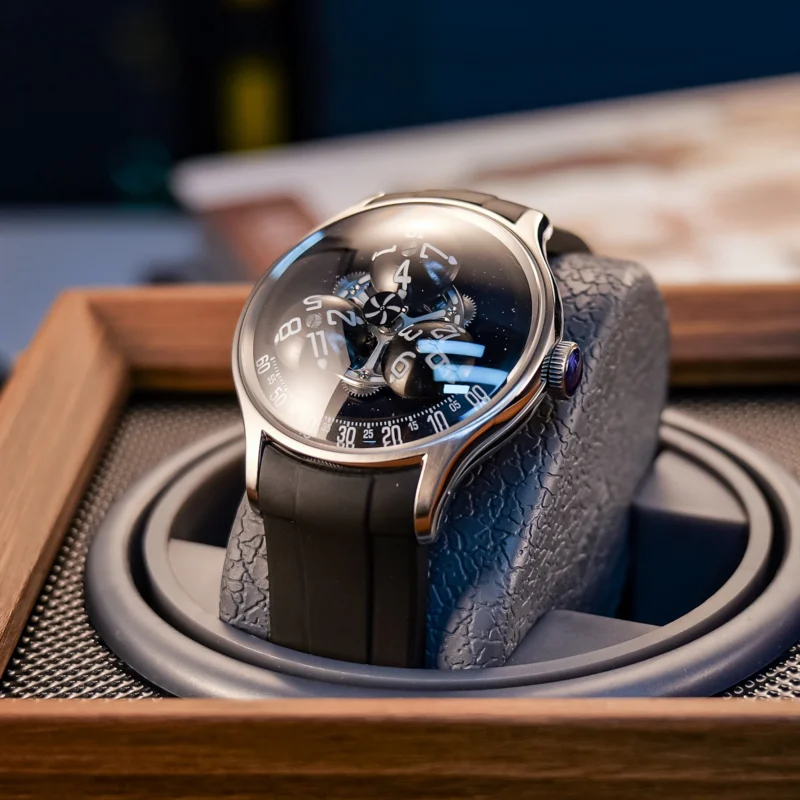 Celestial Automatic Mechanical Watch with Super Luminous Display and Stainless Steel Case - Image 4