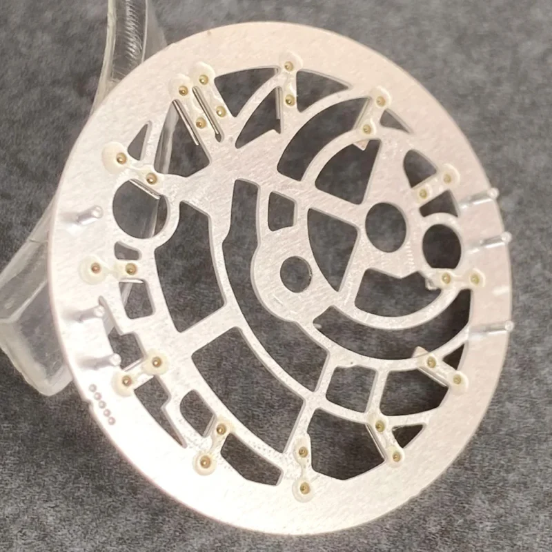 Skeleton Open Heart Automatic Watch Dial 29mm for NH35 with Brass Construction - Image 3