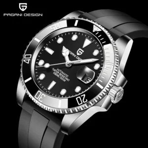Professional Automatic Dive Watch with NH35A Movement, Sapphire Crystal and Stainless Steel Case