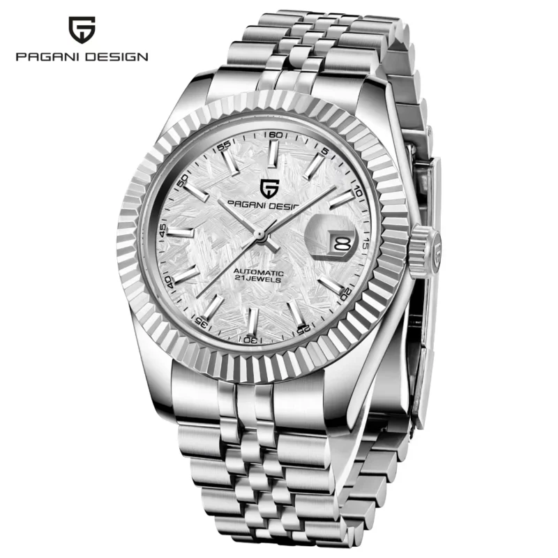 Professional Automatic Dive Watch with Sapphire Crystal and Stainless Steel Bracelet - Image 7