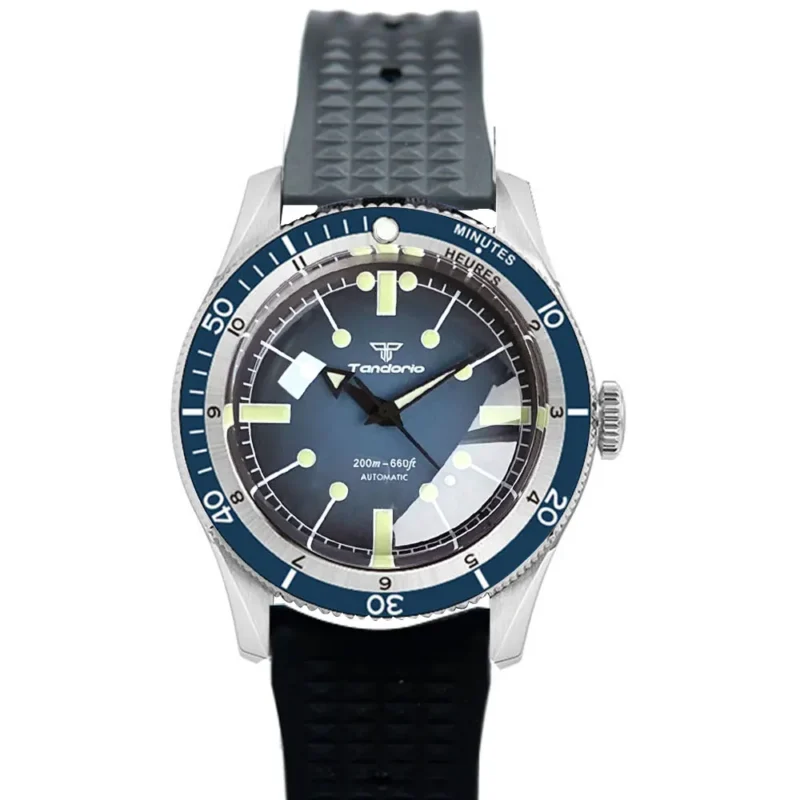 Professional Automatic Dive Watch with NH35 Movement, Sapphire Crystal and Nylon Strap - Image 14