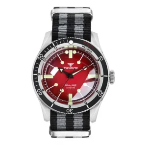Professional Automatic Dive Watch with NH35 Movement, Sapphire Crystal and Nylon Strap