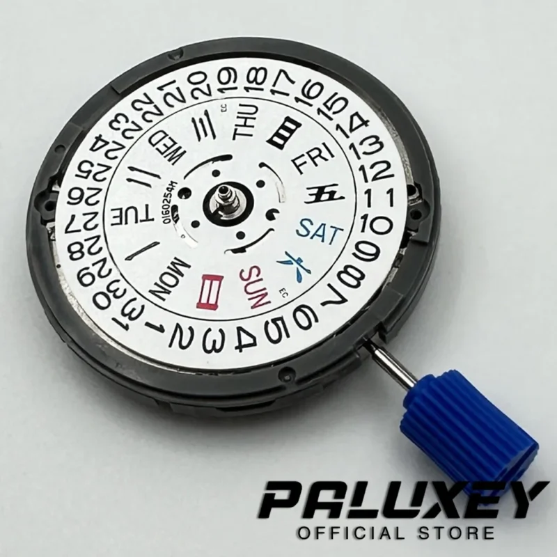 Premium NH36 Automatic Movement 24 Jewels Day-Date Watch Movement with Crown at 3.0/3.8 O'Clock - Image 2