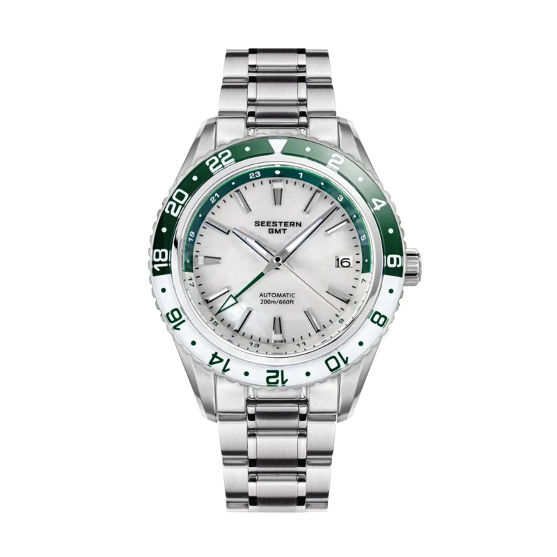 Professional GMT Dive Watch Automatic NH34 Movement with Sapphire Crystal and Stainless Steel Bracelet - Image 9