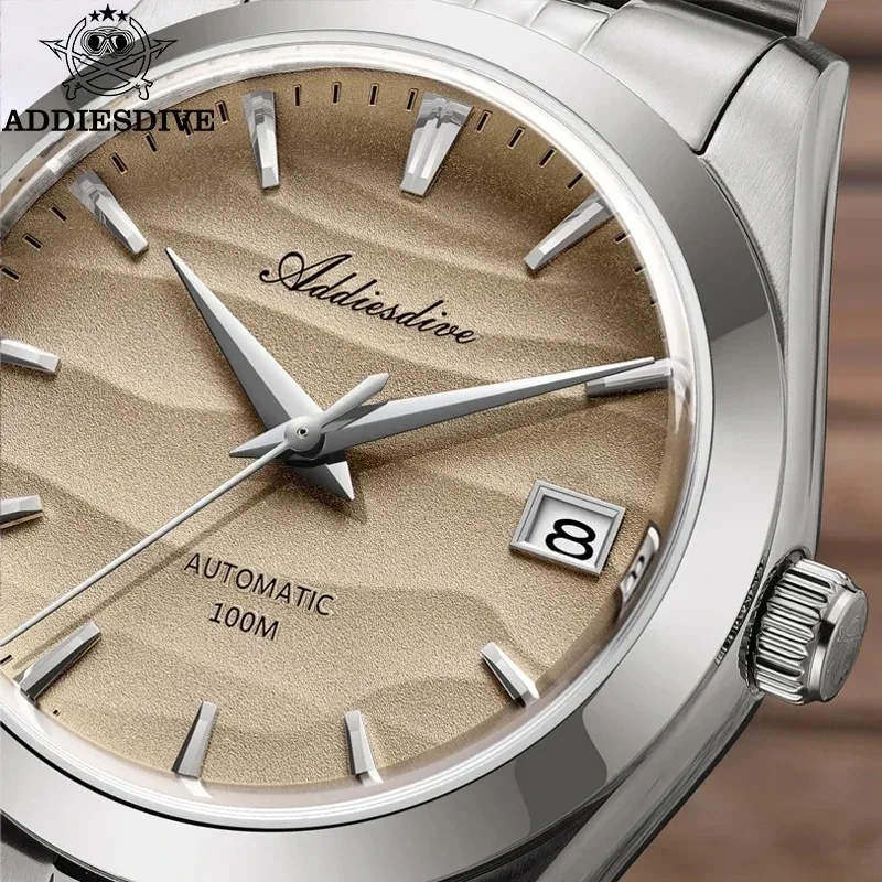 Contemporary reinterpretation of classic dress watch elements