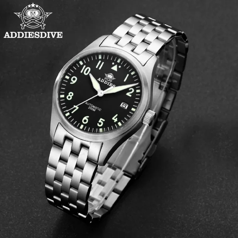 Professional Automatic Dive Watch with Sapphire Crystal and 200m Water Resistance - Image 5