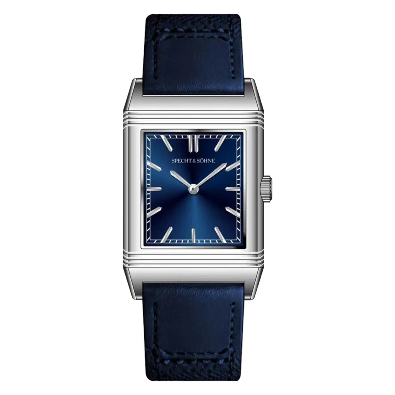 Luxury Square Quartz Watch with Sapphire Crystal and Stainless Steel Bracelet - Image 4
