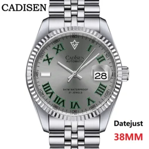 Classic Business Automatic Watch with Sapphire Crystal and Stainless Steel Bracelet